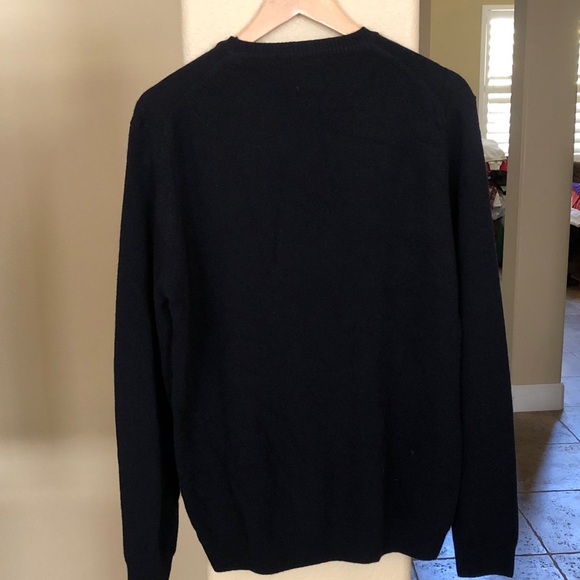 Piombo Men's Deep Blue Crewneck Sweater - Picture 6 of 8